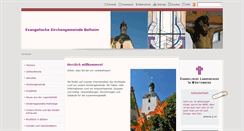 Desktop Screenshot of kirche-bolheim.de