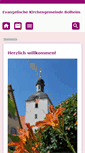 Mobile Screenshot of kirche-bolheim.de